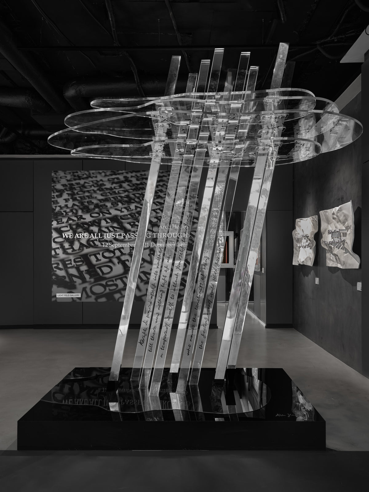 Arch Hades 'We are all just passing through' exhibition, Berkeley Square, London